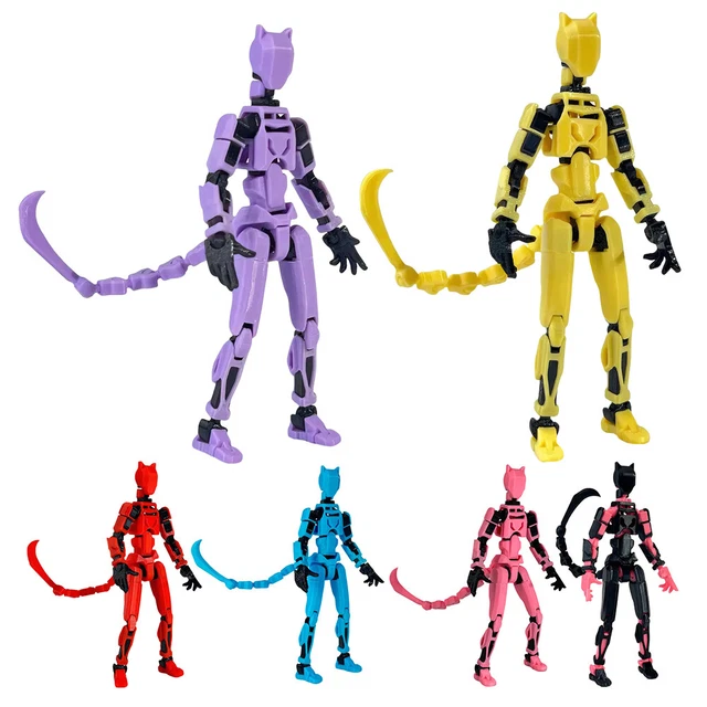 3D PRINTED ACTION Figure Full Body Mechanical Movable Toy Action Figure ...