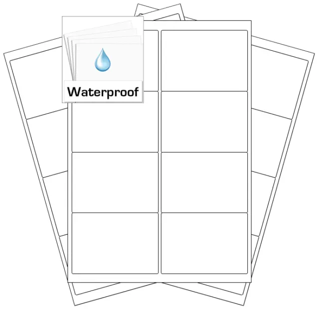 Waterproof Stickers | Freezer Proof Labels | Submerge Labels | Plastic Labels