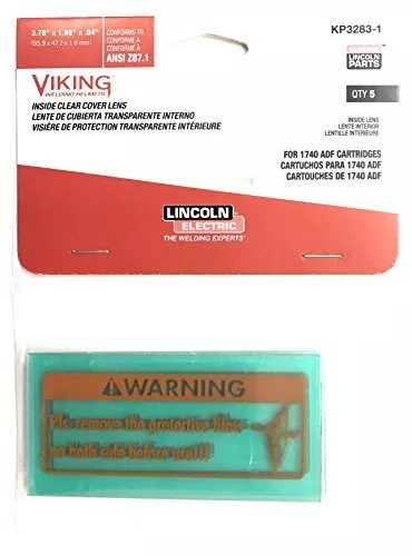 KP3283-1 Lincoln Electric Viking 1740 Clear Inside Protection Plate (5 Per Pack)
