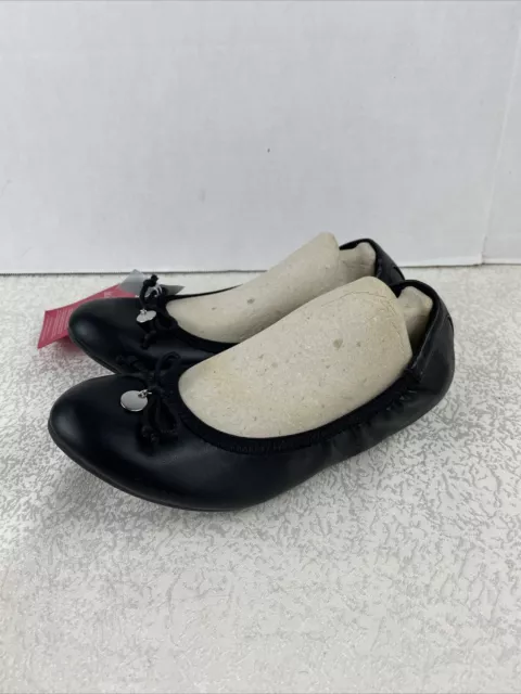 DEXFLEX COMFORT SHOES Womens 6 Caroline Ballet Flats Slip On Black Faux Leather 18.19 PicClick