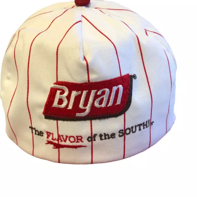 NOS New Vtg 80's Bryan Flavor Of South DELIVERY DRIVER Hat Snapback Baseball Cap 3