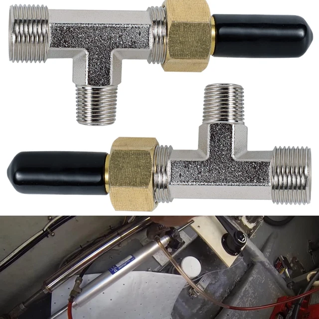 HYDRAULIC STEERING CYLINDER Bleeder Tee Kit for SeaStar HF4202, Baystar