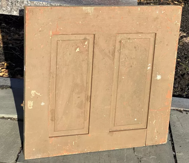 19thC. Cupboard, Cabinet Door w/ 2 Raised Panels ~ Mortise, Tenon & Wood Pegged