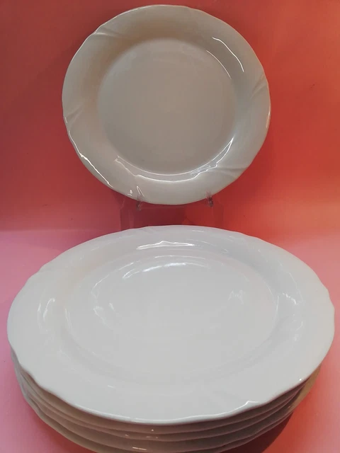 VINTAGE ROCAILLE SERVIZIO 6 PIATTI ROYAL TOGNANA PORCELLANA D’ITALIA PESCI - Foto 3