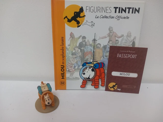 Tintin figurine collection officielle #40 Milou mi-ange ensachée