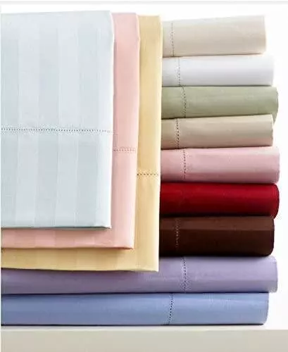 Falda de cama doble Charter Club colección Damasco marfil 100% algodón Supima 550TC