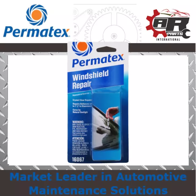 Permatex® - Bullseye Windscreen Repair Kit - Repairs up to 1 1/4" #16067