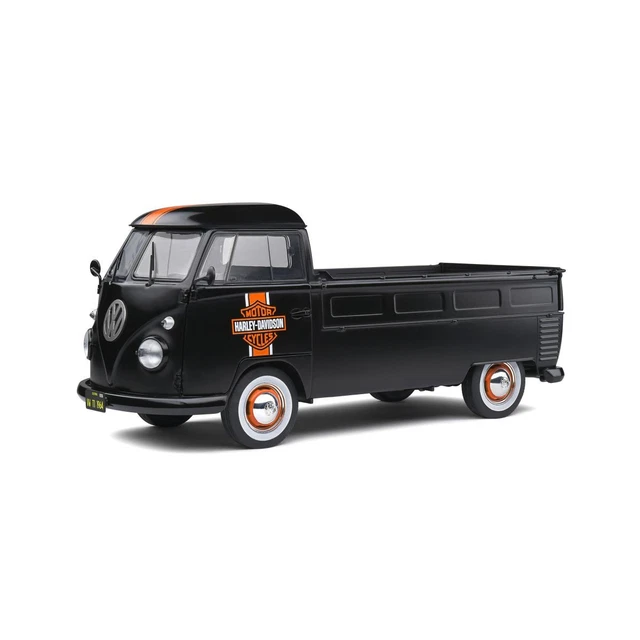 Solido Soli1806704 Volkswagen T1 Pick Up Custom Black – 1950 1/18