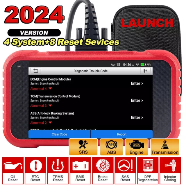 2024 Launch CRP129E KFZ OBD2 Diagnosegerät Profi Auto Scanner TPMS EPB SAS ABS