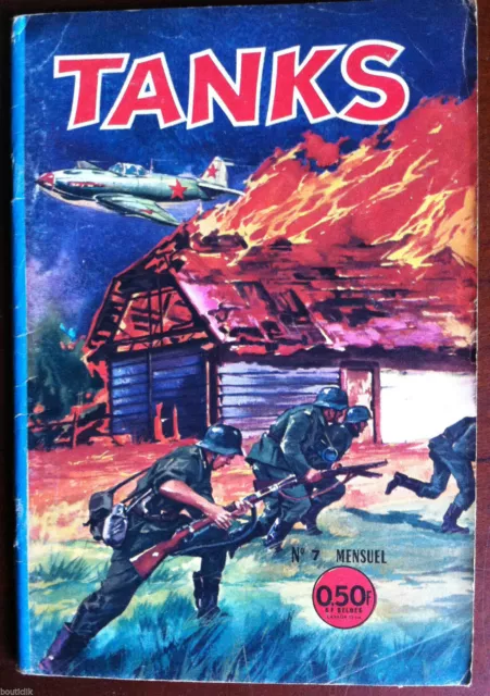 c)BD Petit Format guerre; TANKS n°7 - Année 1968 - Ed. EDI Europ