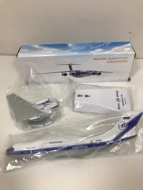 VOLGA-DNEPR AIRLINES IIYUSHIN IL-76 Scale 1:200 Airplane