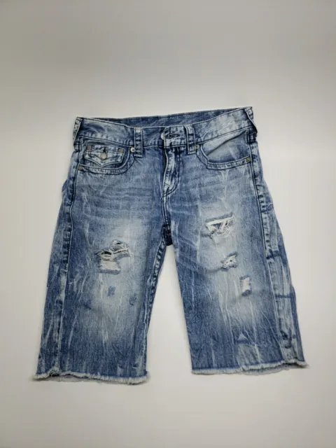 True Religion Ricky Cut Off Shorts Size 32 112790