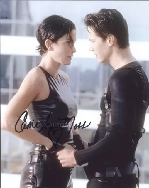 CARRIE-ANN MOSS as Trinity - The Matrix GENUINE SIGNED AUTOGRAPH