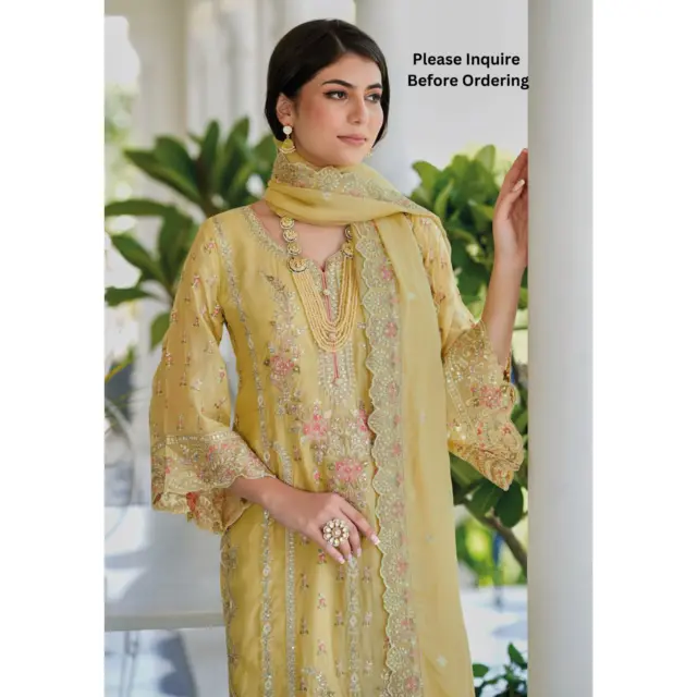 Indian Bollywood Salwar Kameez Wear Wedding Party Pakistani Dress Suit Designer