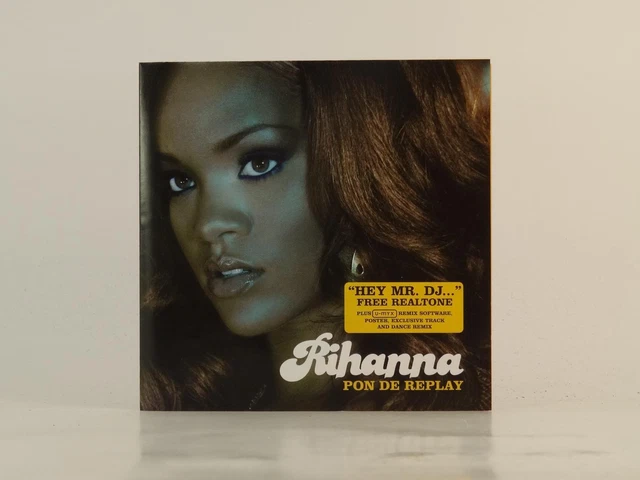 Replay Rihanna RIHANNA PON DE REPLAY (G36) 4 pistes CD pochette photo unique ISLAND ...