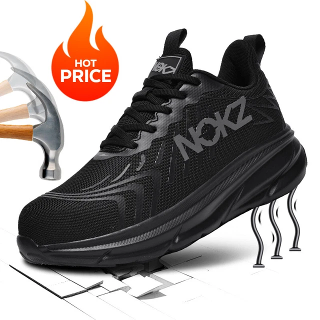 MENS STEEL TOE Cap Shoes Safety Trainers Work Boots Womens Lightweight ...