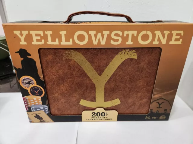 Yellowstone Dutton Ranch Premium Poker Set Brand New