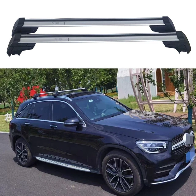 ALUMINUM CROSS BARS Fits for Mercedes Benz GLC 20162023 Luggage Roof