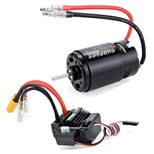 550 Brushed Motor 12T and 80A ESC Brushed Motor ESC Combo ESC Dual Mode BEC 5...