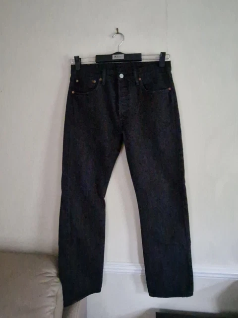 MENS LEVI STRAUSS & Co 501 Jeans Size W34 L30 Straight Indigo