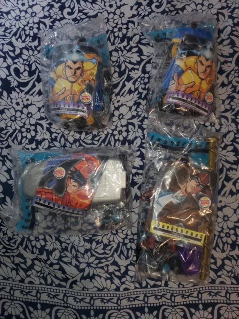 2000 THE BACKSTREET PROJECT Boys Burger King Toys. Complete Set Lot Of 4