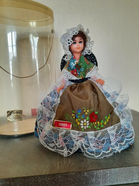 ANCIENNE POUPÉE ESPAGNOL Folklorique de collection Couple Danseur