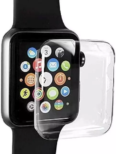 Aiino AISPAPWTCFC38-ASH Pellicola Protettiva per Apple Watch, Anti-Shock