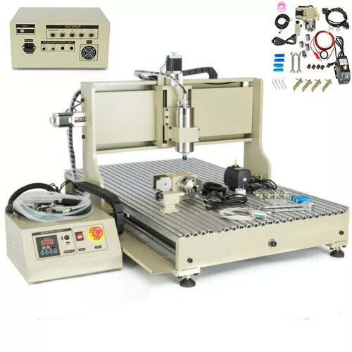 USB ER20 4Axis 2.2KW VFD CNC 6090 Router Metal Engraver Milling Drilling Machine