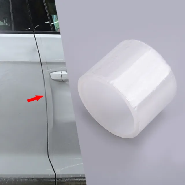 7cm Clear Sill Scuff Cover Car Door Plate Sticker Anti Scratch Bumper Strip