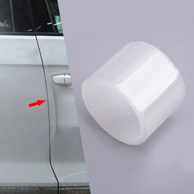 7cm Clear Sill Scuff Cover Car Door Plate Sticker Anti Scratch Bumper Strip