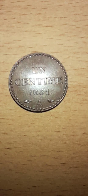 France - 1 Centime Dupre - 1851 A - Sup
