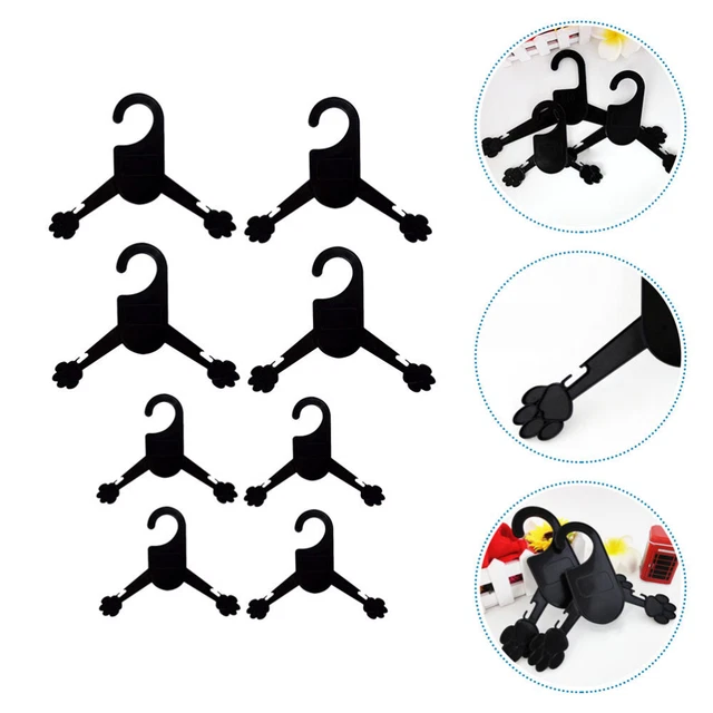 8pcs piccolo appendiabiti di plastica per cani appendiabiti per cani per cani ga