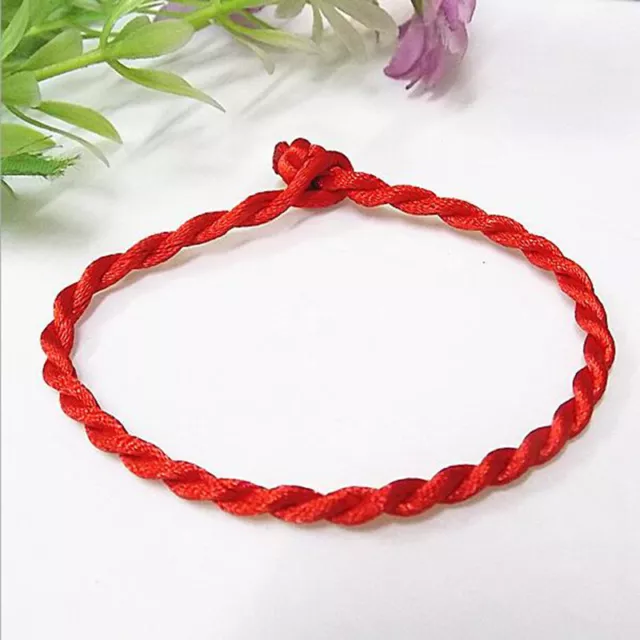 2Pcs Bracelet Red Rope Bangle Lucky Bracelets Women Men Cord String Jewelry