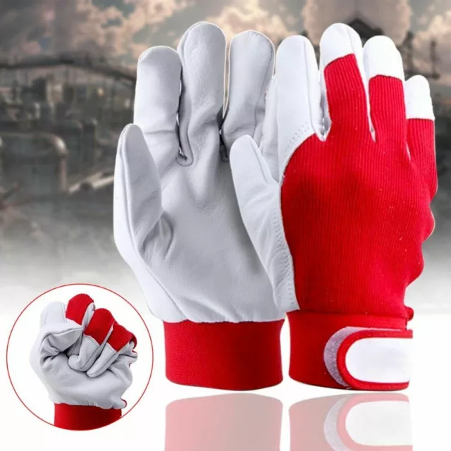 Red Finger Weld Monger Welding Gloves Heat Shield Cover Safety  Protection 2