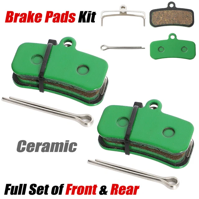 HAPPOW 2Pcs Brake Pad For Sur Ron Light Bee X, Segway X160 X260 And Talaria Sting MX3 R MX4, High-Performance Disc Brake Pads, Metal Motorcycle Brake Pad For Electric Dirt Bike, Motorcycle