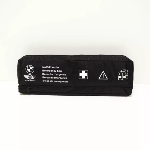Neuf Bmw Mini Sac De Kit D'urgence De Premiers Secours Avec Des Gilets Original