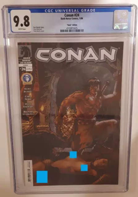 Conan #24 Cover B  Cgc 9.8 Tony Harris Nude Variant Dark Horse 2006