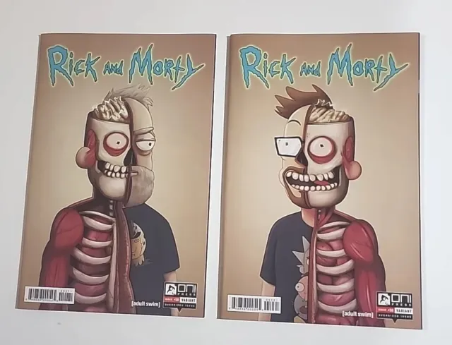 Rick And Morty #50  Grade Nm  Harmon And Roiland Variant. First Issues