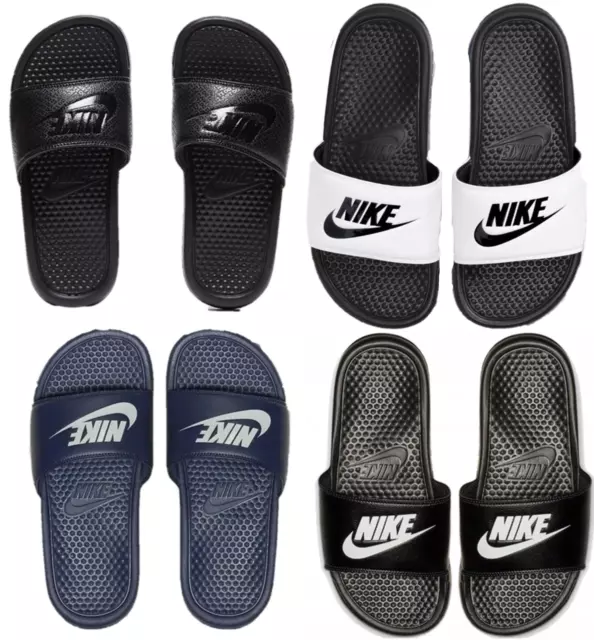 Nike Sliders Benassi Slip On Sliders Holiday Beach Sliders JDI Summer Slides