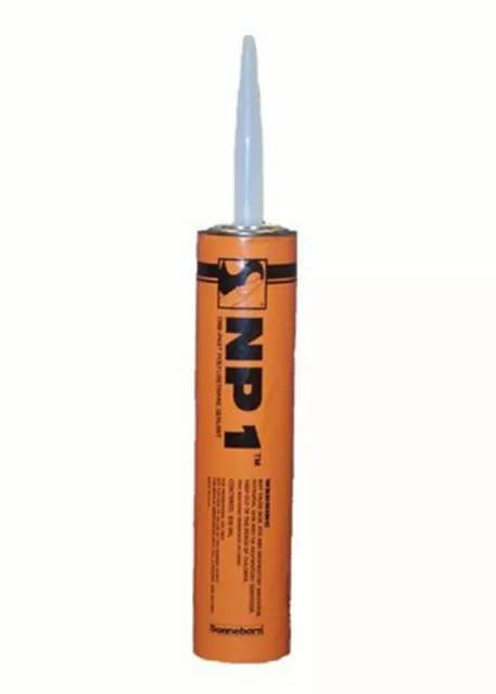 Polyurethane Caulking Gun Sealant for Weathertight Seals - White 10oz (12ct)