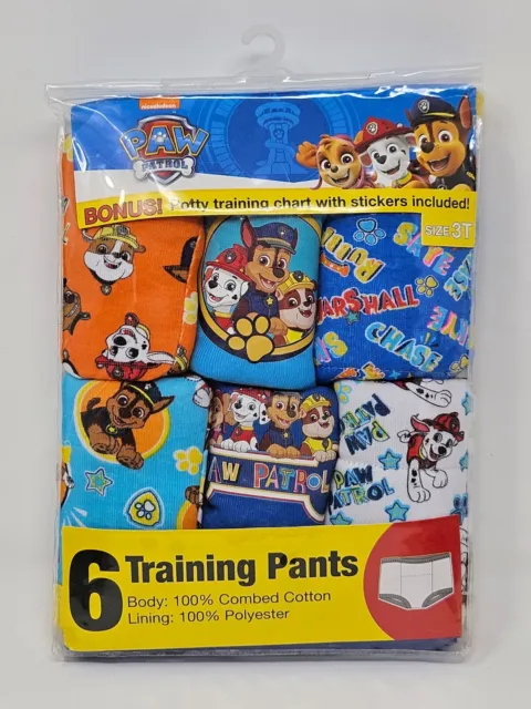 Paw Patrol Boy's Pants Multipack Baby and Toddler Potty Training Underwear  (Pack of 3)