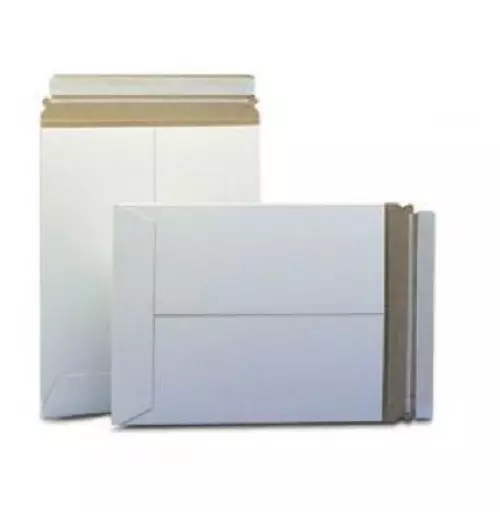 Pick Size & Quantity 1-200 StayFlats Plus White Envelopes | Photos CD DVD Media