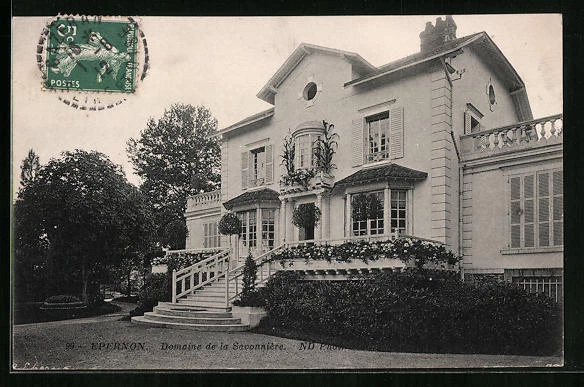 CPA Épernon, Domaine de la Savonniere 1912