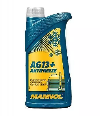 MANNOL Antifreeze AG13+ Advanced 1L Frostschutz für CITROËN DACIA DAELIMS DAEWOO