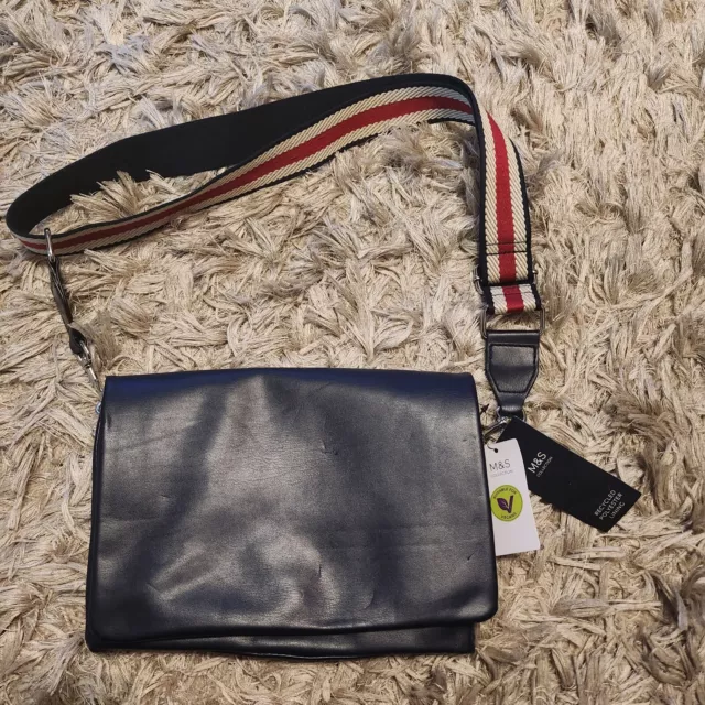 Marks And Spencer Ladies Navy Crossbody Bag