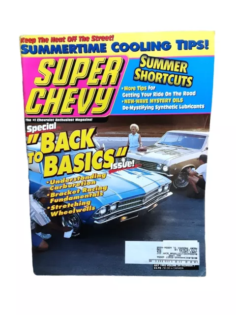 Super Chevy Magazine July 1995 Callaway Camaro 67 69 Chevelle 47 Pickup