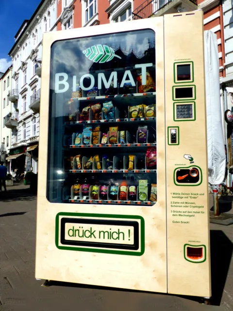 Snack Automat Vending Machine (Unique) DESIGNER Exemplar Birke (Holzverkleidung)