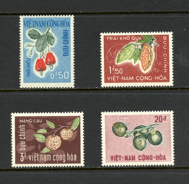 P894 Vietnam 1967 Früchte 4v. MNH