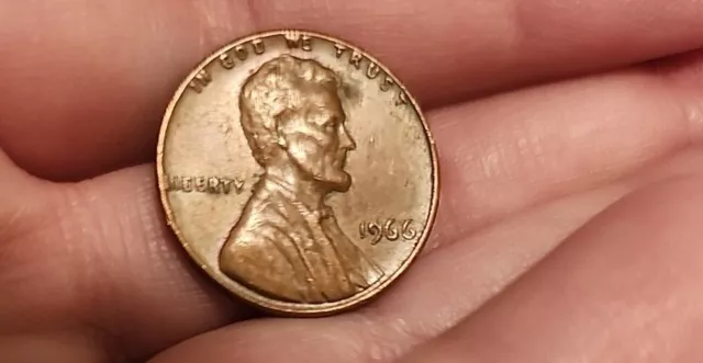 1966 Lincoln Penny NMM. RARE ERRORS!