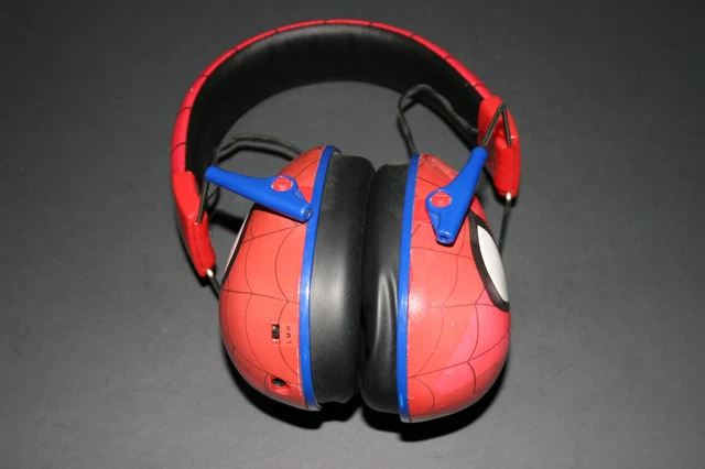 Kids Marvel Spiderman Ear Protection Noise Reduction  Earmuffs Red Headphones